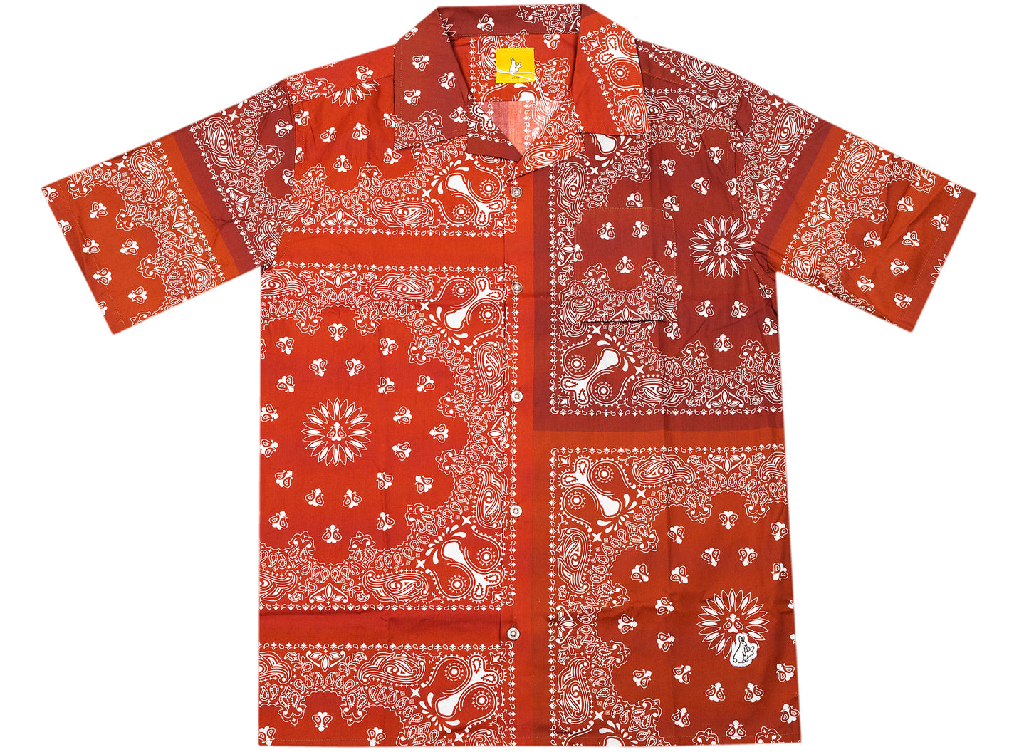Fucking Rabbits Paisley Shirt in Red