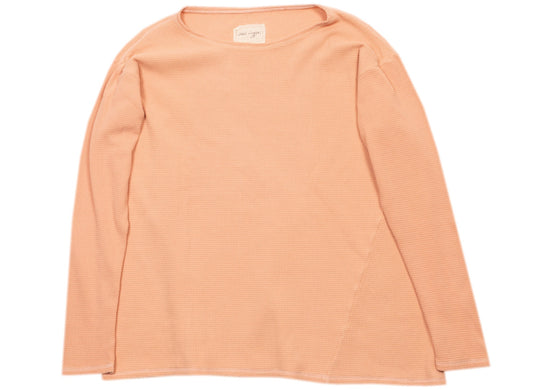 Greg Lauren Coral L/S Waffle Tee