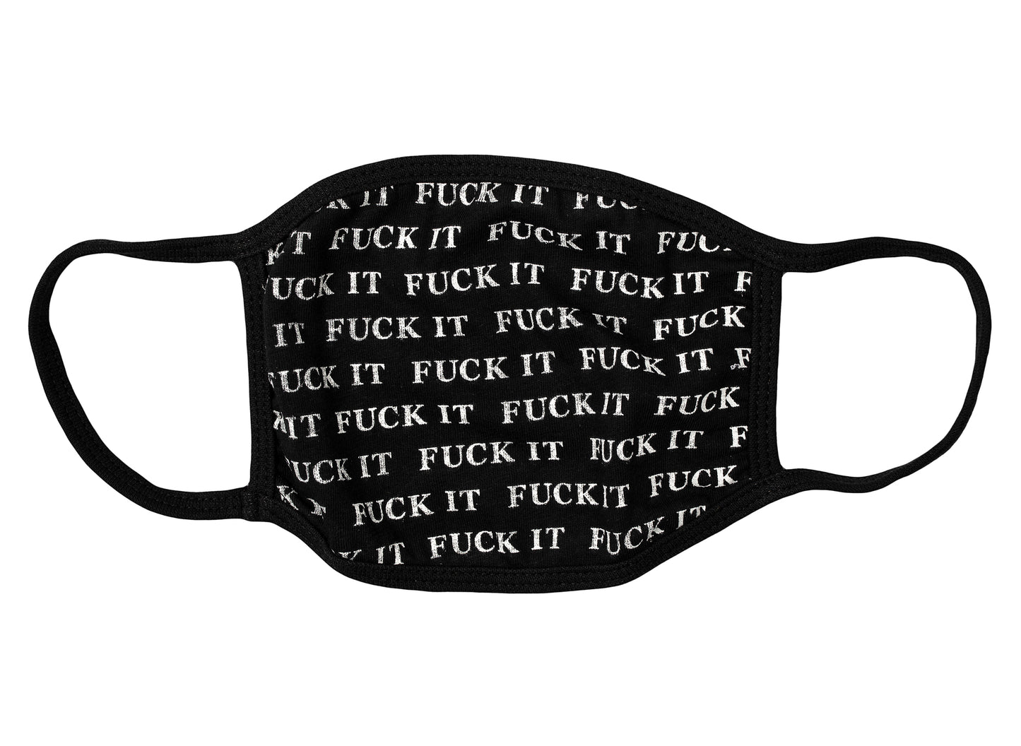 HUF Fuck It Face Mask in Black