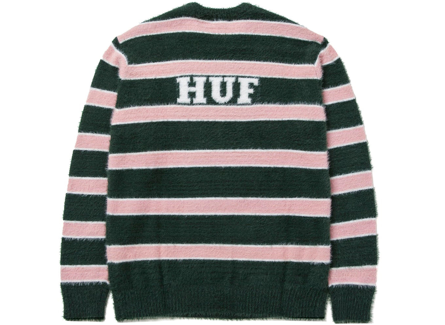 HUF Playboy Faux Mohair Sweater in Green