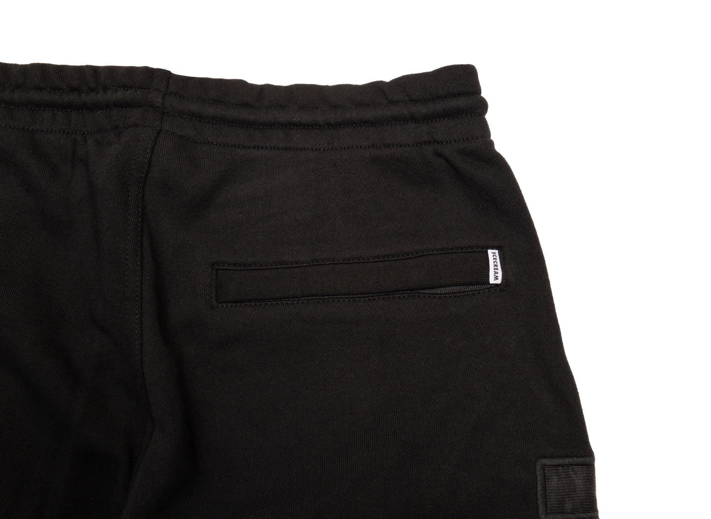 Ice Cream Cone Sweatpants in Black - view 3