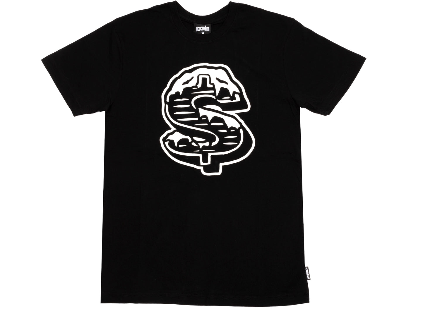 Ice Cream Dollar S/S Tee in Black