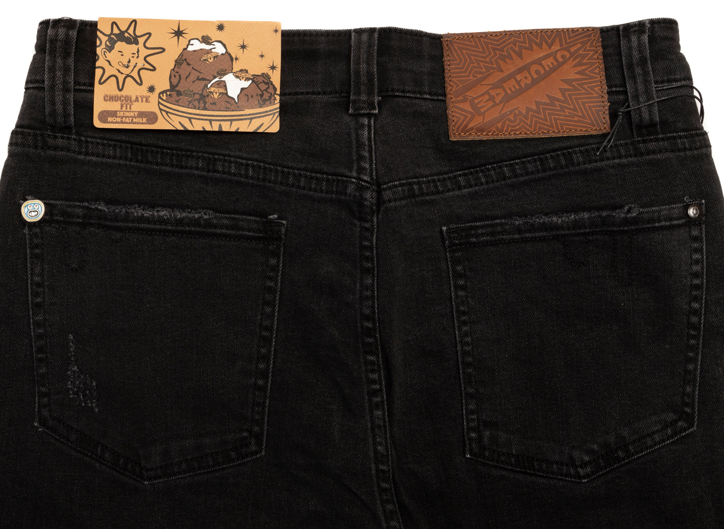 Ice Cream Running Dog Jeans in Black Rinse - view 2