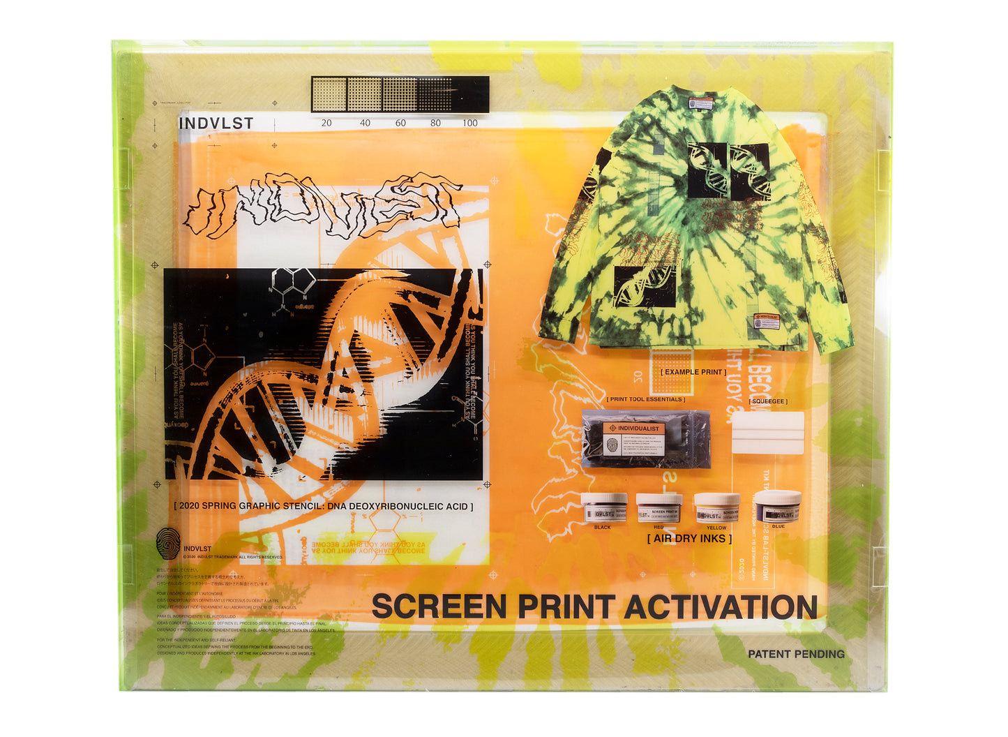 INDVLST Double Helix Long Sleeve Print Kit in Tie Dye