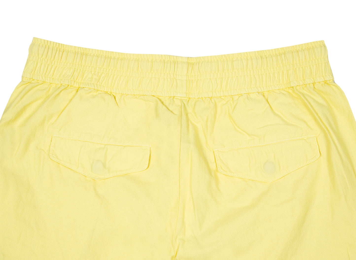 John Elliott Yellow Sateen Cargo Pants in Toxic Yellow