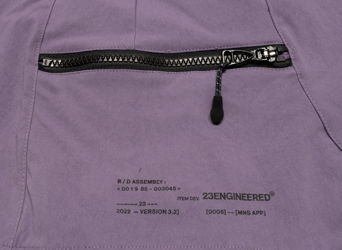 Jordan 23 Engineered Woven Shorts in Canyon Purple / Black - view 2