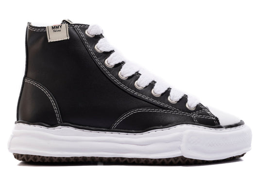 Maison Mihara Yasuhiro High Top Lace Up Sneaker in Black