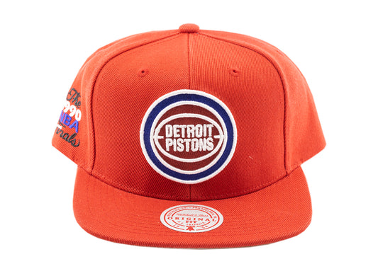 Mitchell & Ness NBA Finals Patch HWC Detroit Pistons Snapback