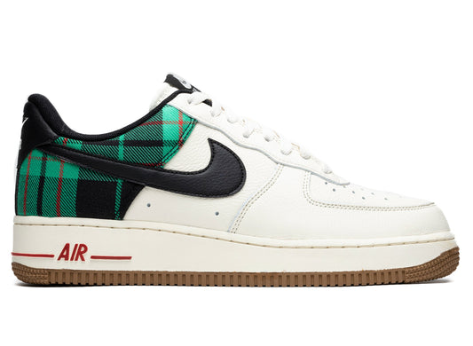 Nike Air Force 1 '07 LX 'Plaid' in Pale Ivory / Black / Stadium Green