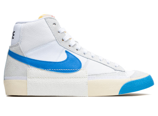 Nike Blazer Mid '77 Pro Club in White / Photo Blue / White / Beach