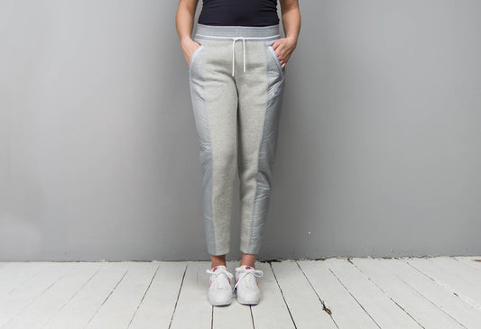 Nike Sportswear Tech Fleece Spatter Women's Pants, front view worn by a model
