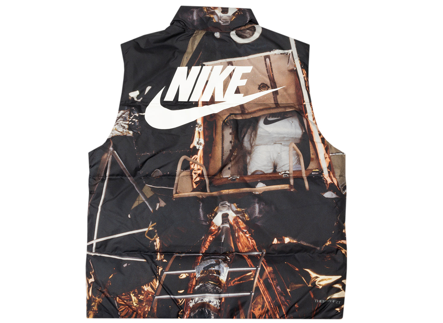 Nike Sportswear Zero Gravity Down Vest in Black / White