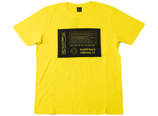 Oakley Golfing Stretch Logo S/S Tee in Radiant Yellow