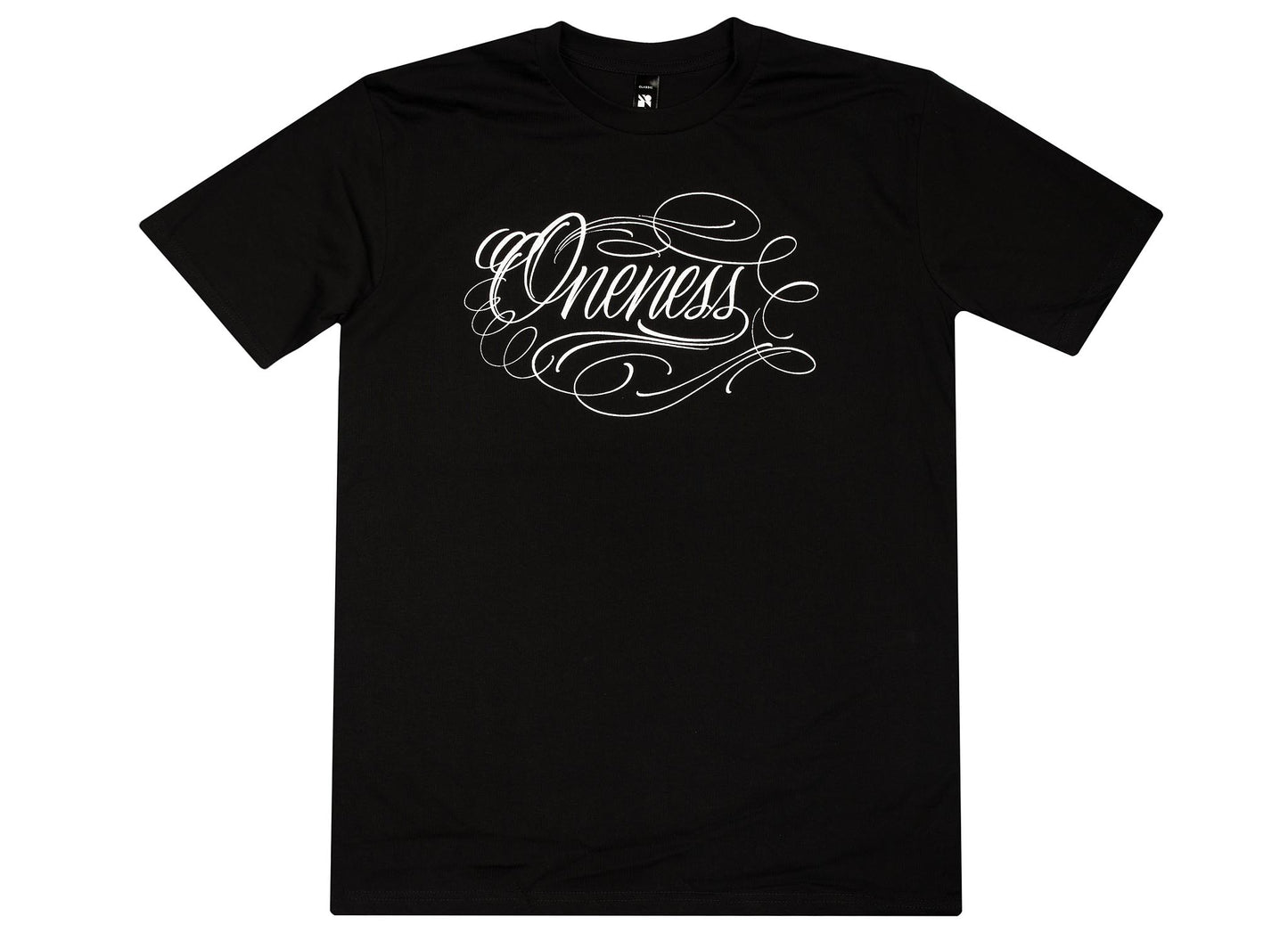 Oneness Script Logo Tee 'Black'