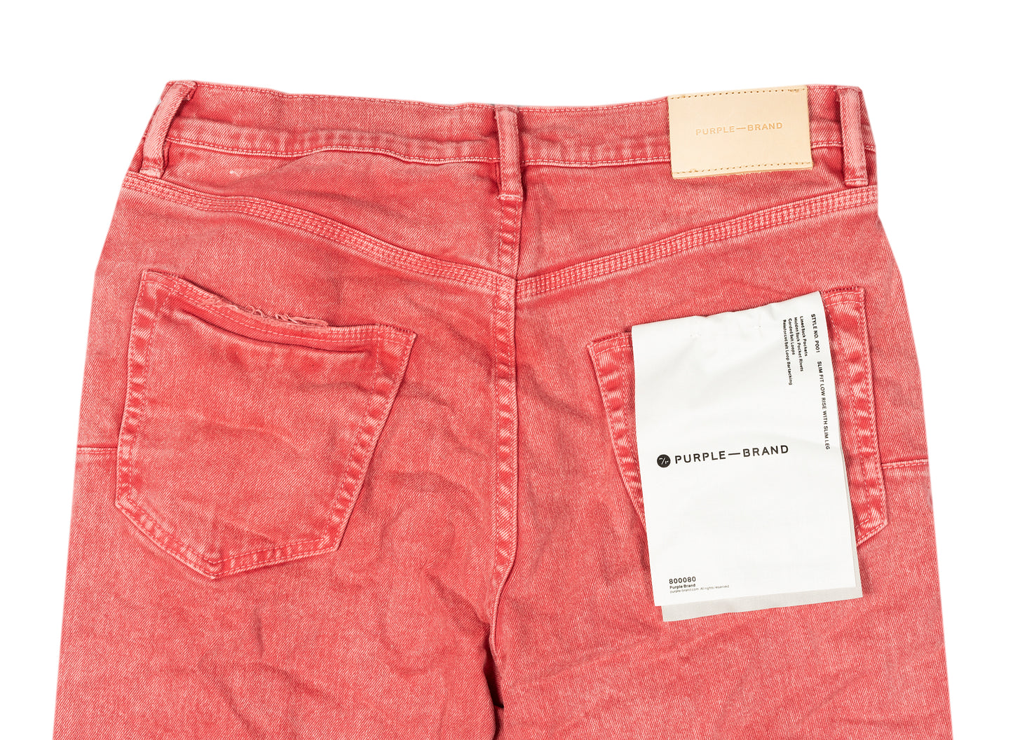 Purple Brand Oxblood Speckle Overspray Jeans