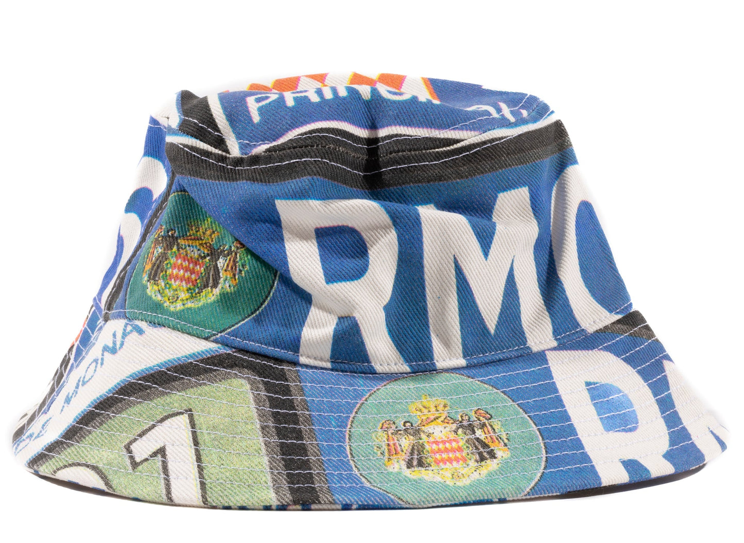 Rhude License Plate Bucket Hat in Maroon
