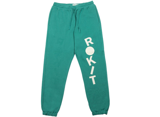 Rokit Classic Core Sweatpants in Teal