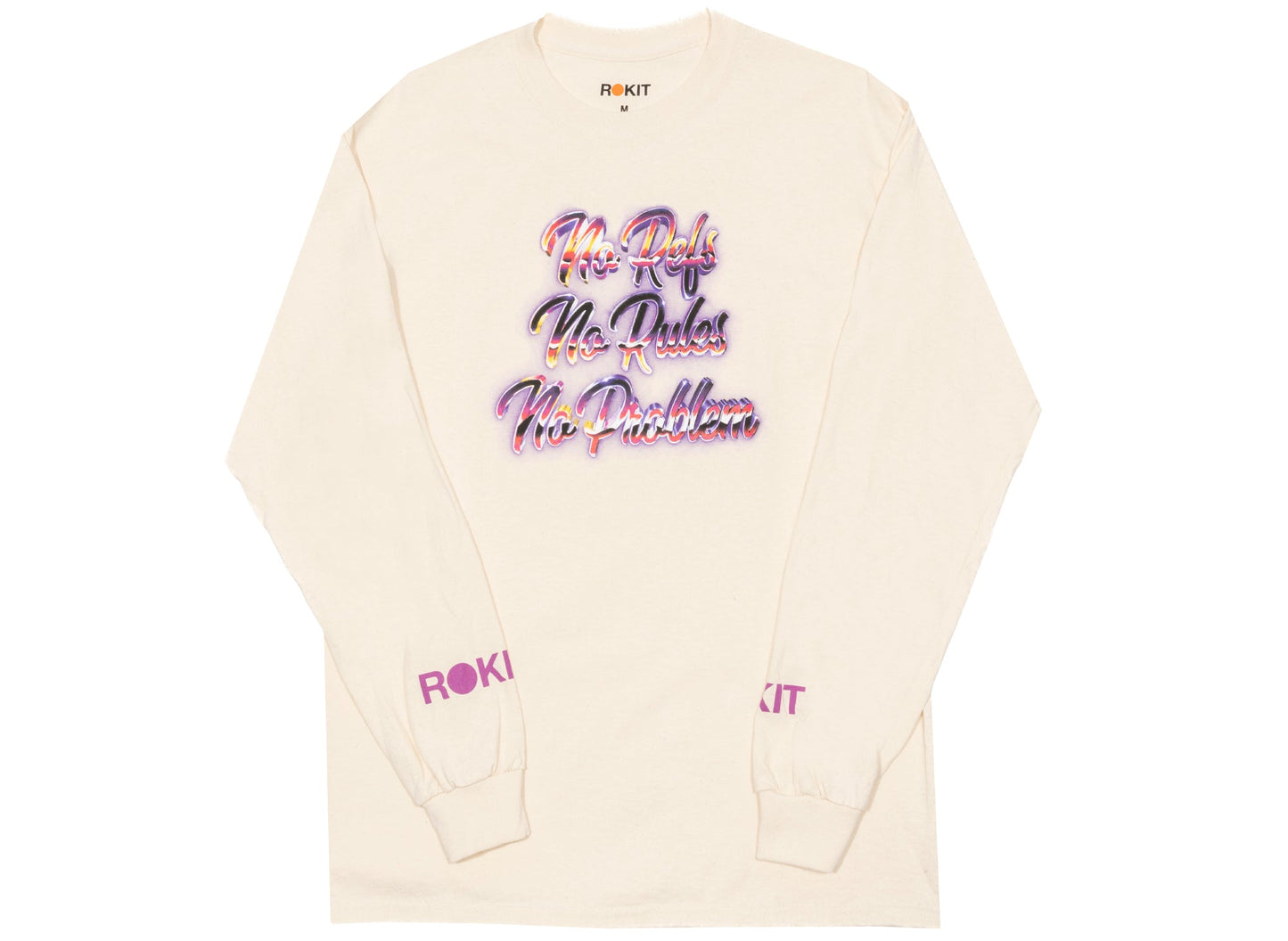 Rokit No Problem L/S Tee in Cream