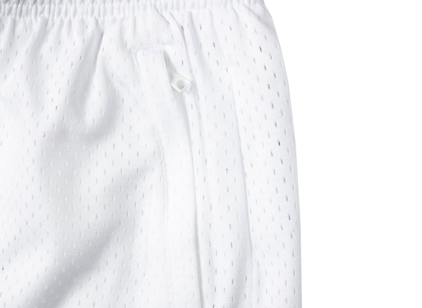 Women's Jordan Essential Shorts in White / University Red