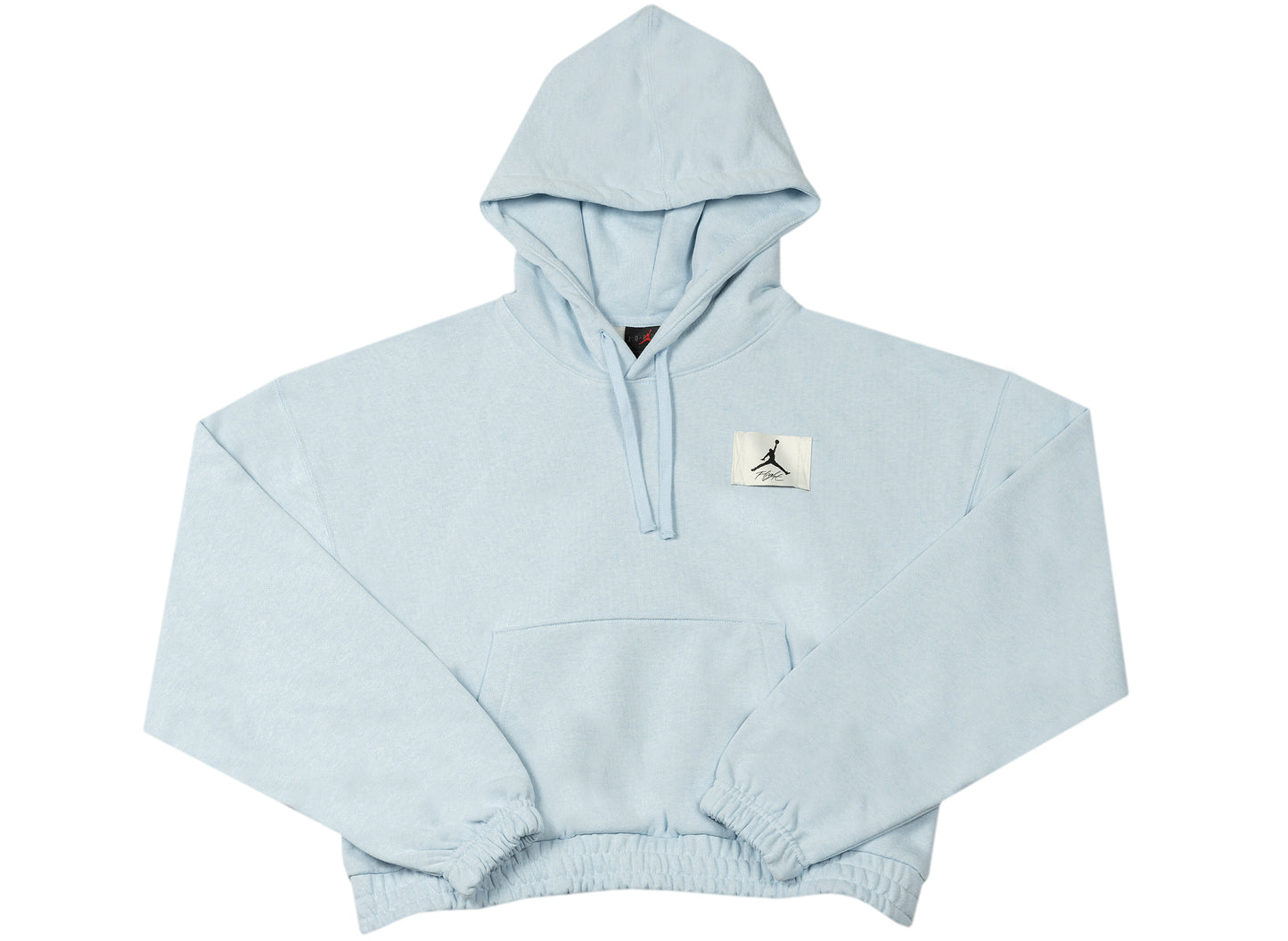Women's Jordan Essentials Fleece Hoodie in Celestine Blue / Heather / College Grey