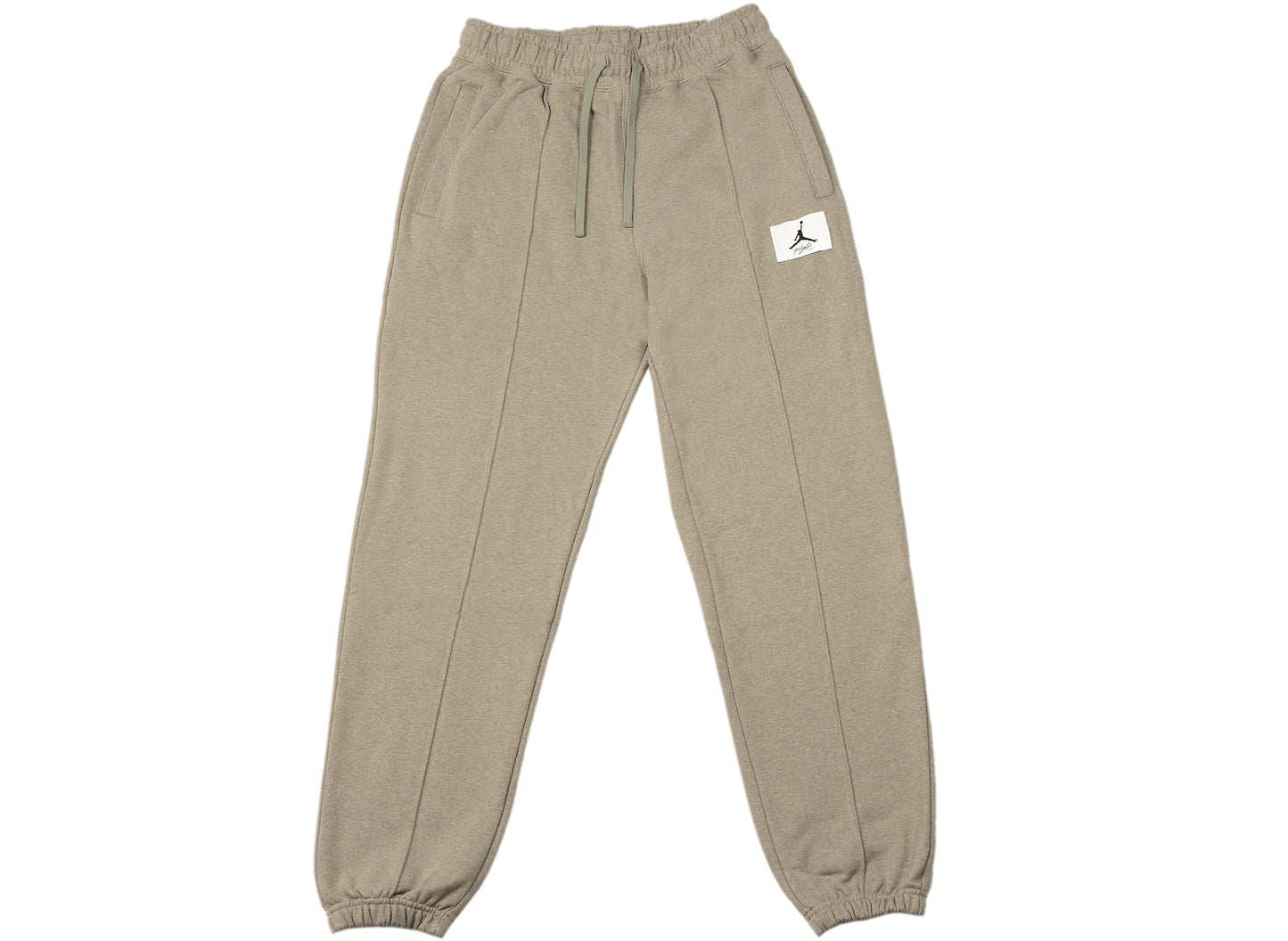 Women's Jordan Essentials Fleece Pants in Light Army / Heather / Saturn Gold
