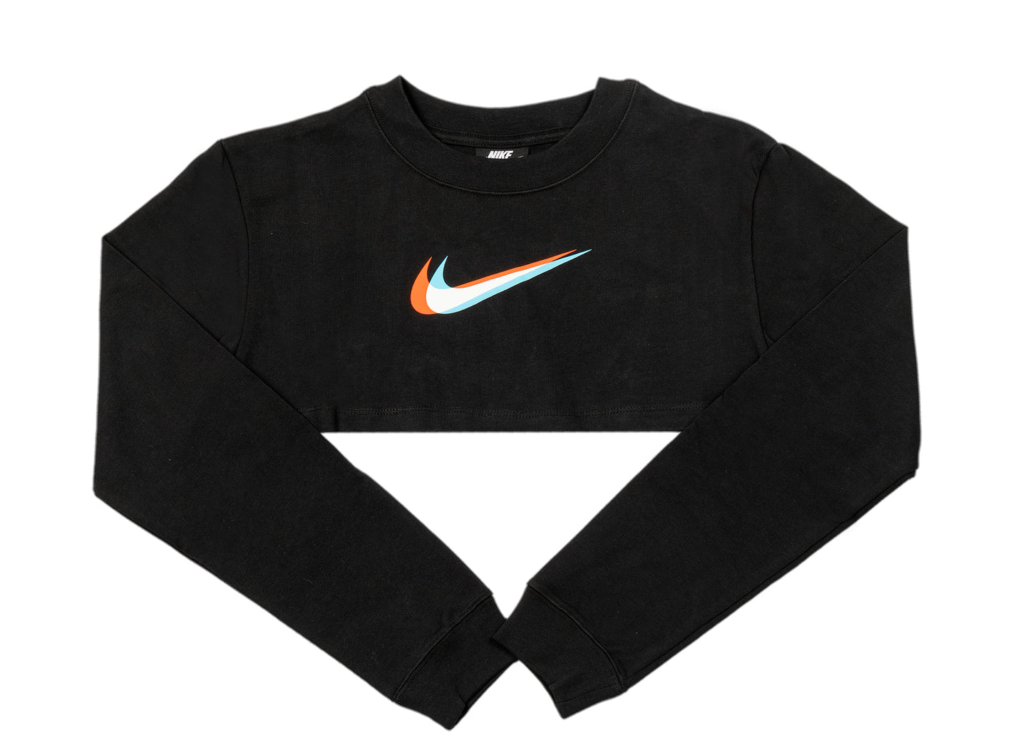 Nike Sportswear Crop Langarmshirt mit Print für Damen