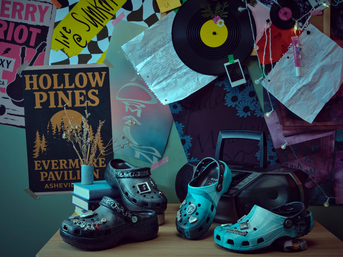 Crocs x Twilight Classic Clog and Platform Clog. Photo courtesy of Crocs