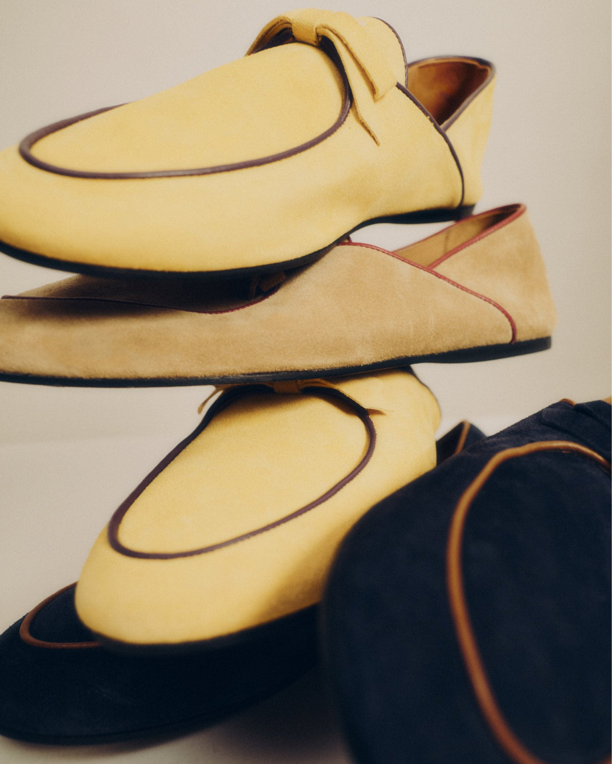 Polo Ralph Lauren women’s Spring 2027 — Polo loafers in new suede colors, official campaign still