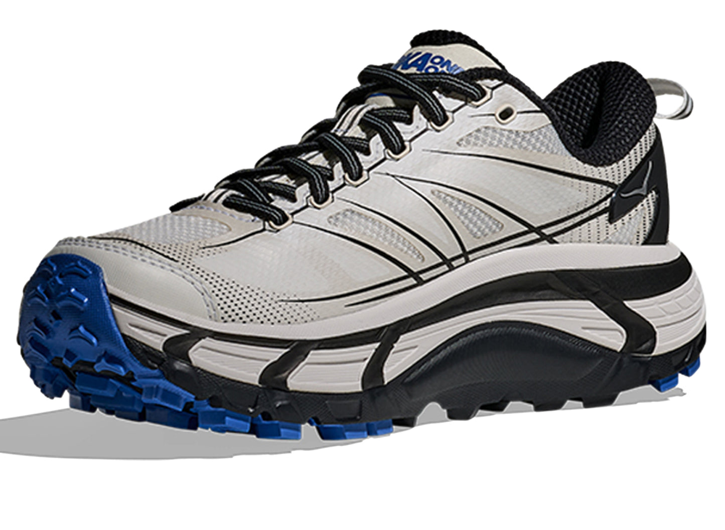 Unisex Hoka Mafate Speed 2 in White / Cobalt Blue - Damaged