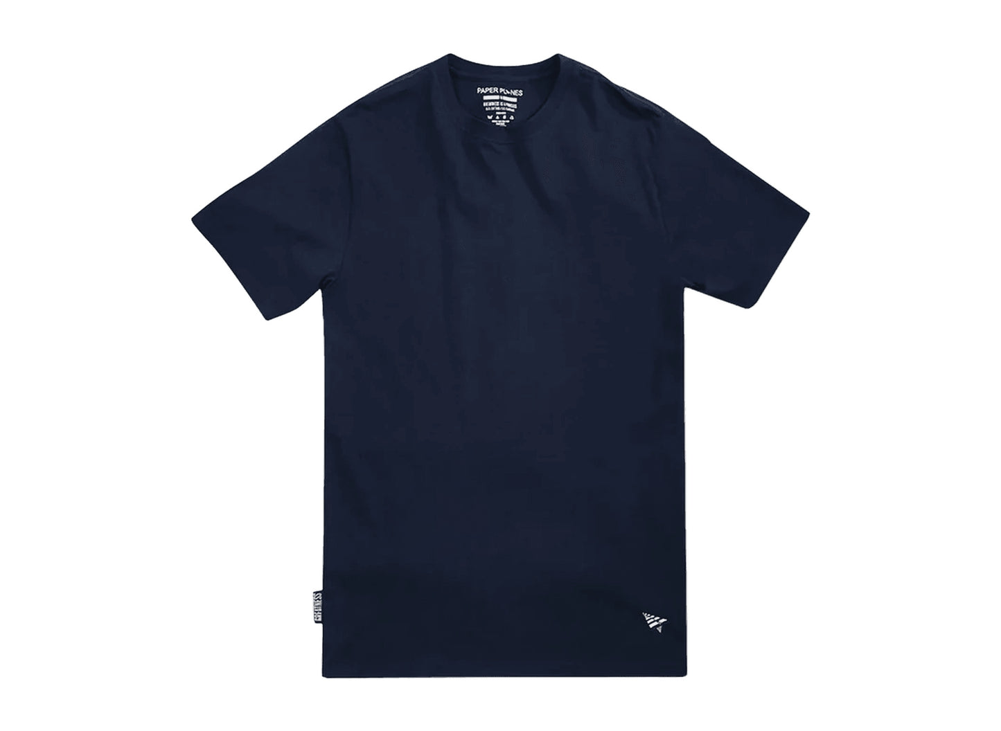 Paper Planes Essential 3 Pack Crew Neck Tees in Midnight Navy