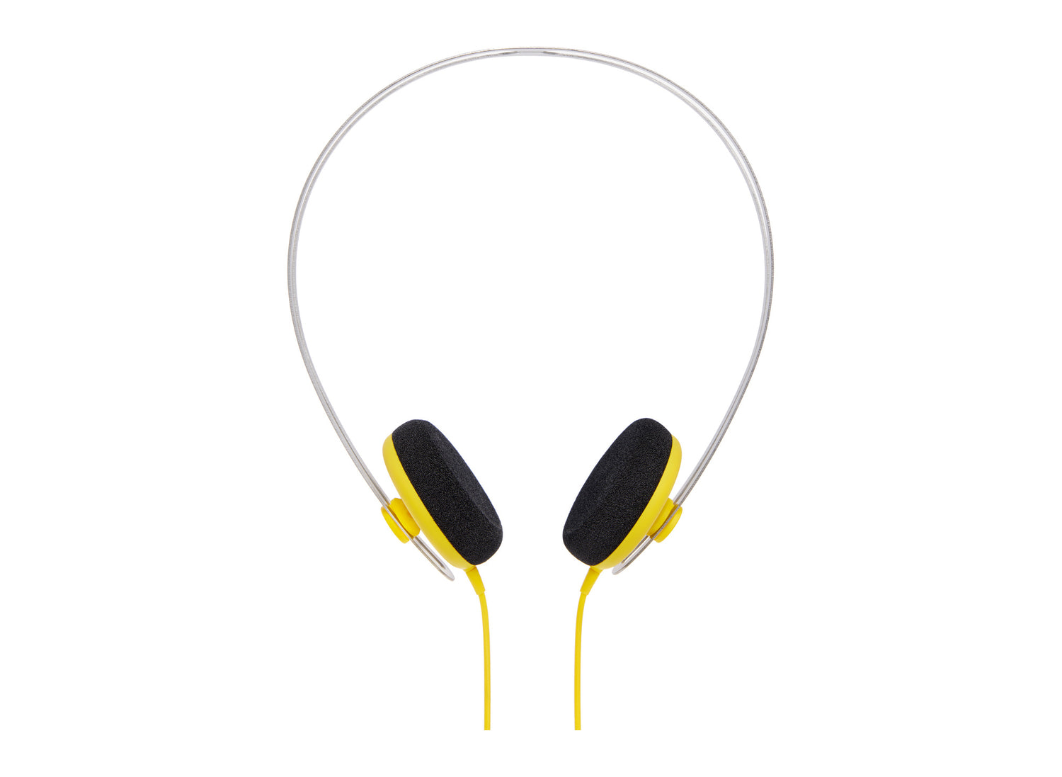 AIAIAI x JJJJound Tracks USB-C headphones in Yellow, wired headphones, view 2