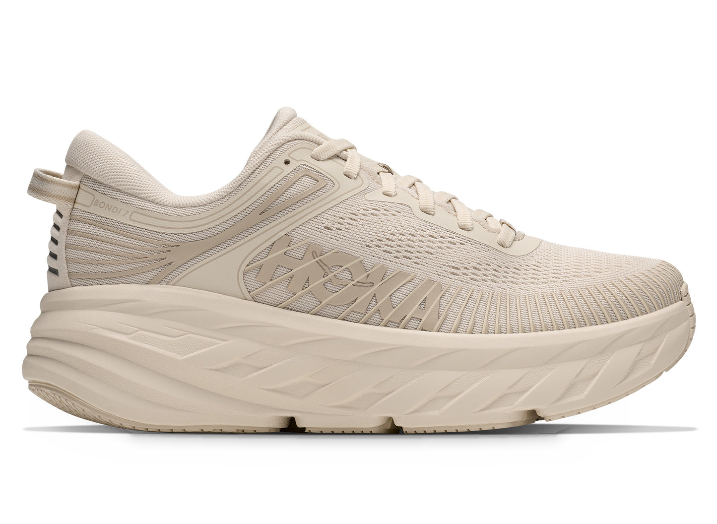 Women's Hoka Bondi 7 in Oat Milk