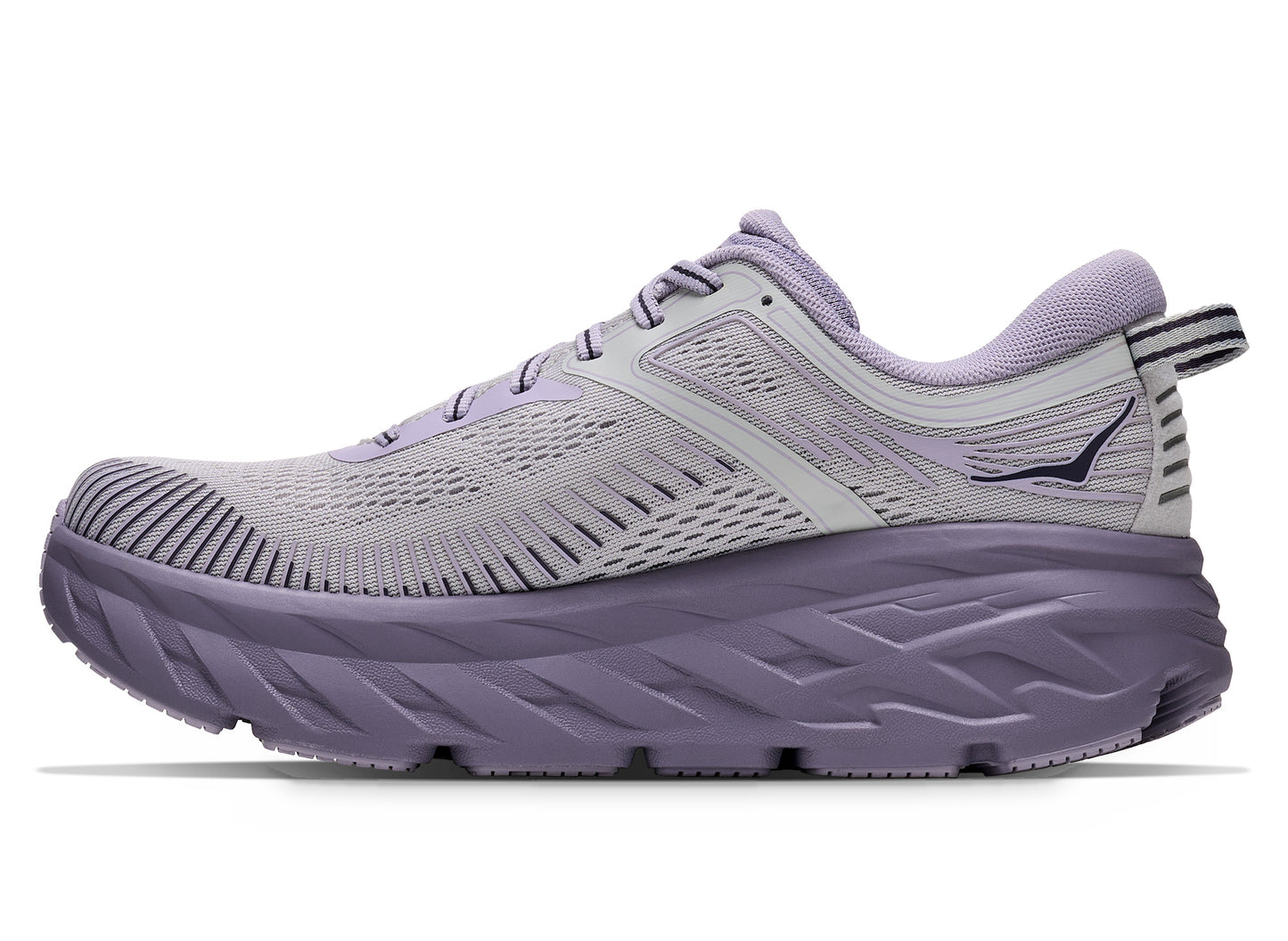 Women's Hoka Bondi 7 in Stardust / Mellow Lilac