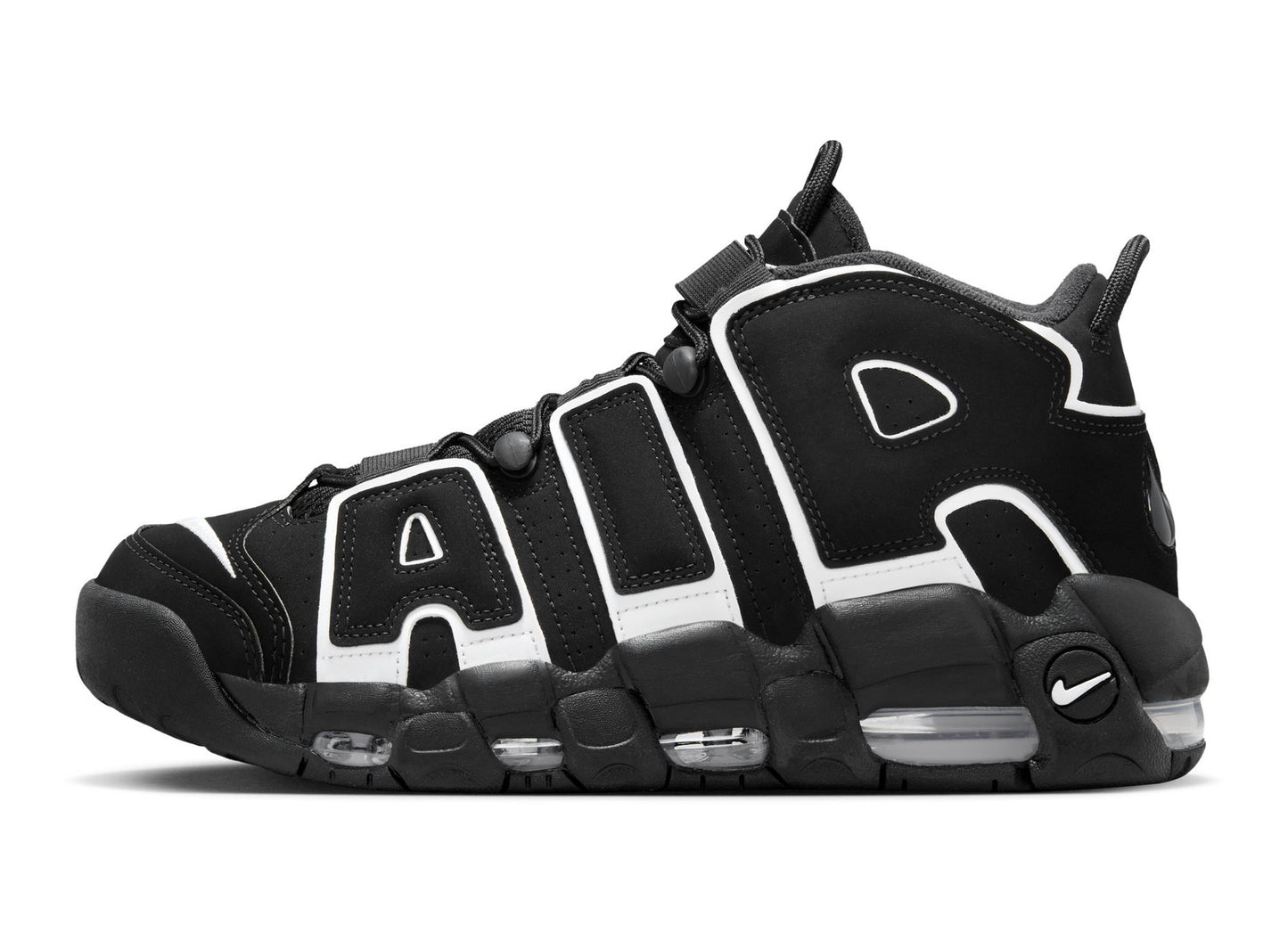 Nike Air More Uptempo '96 in Black / White