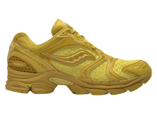 Saucony ProGrid Triumph 4 shoe in a grey colorway, men's footwear from Saucony