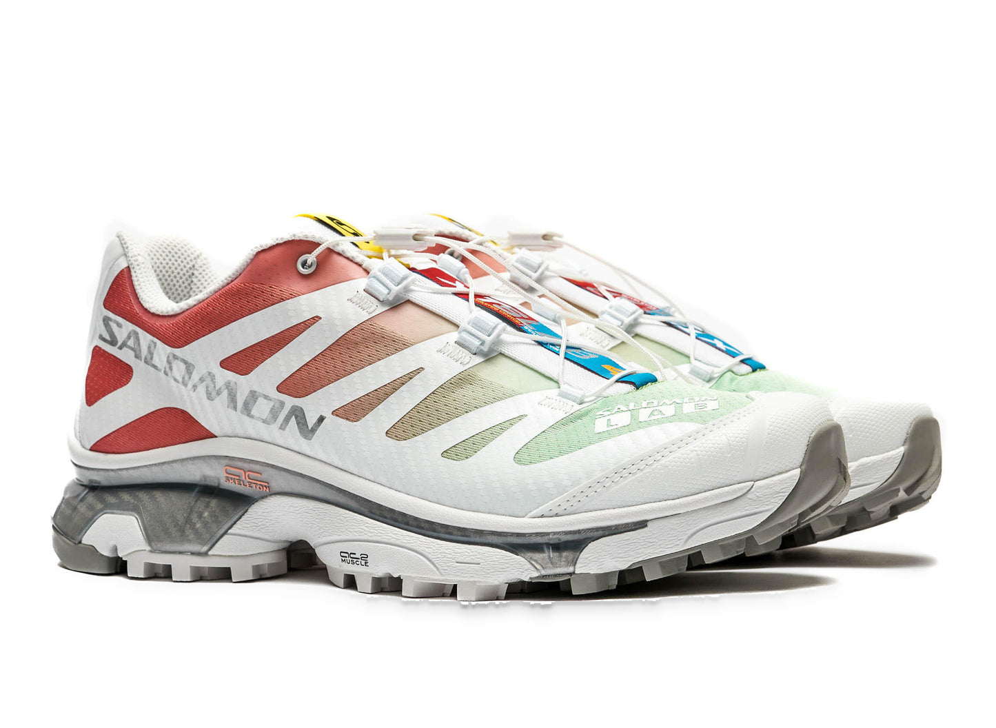 Salomon XT-4 OG in White / Green Ash