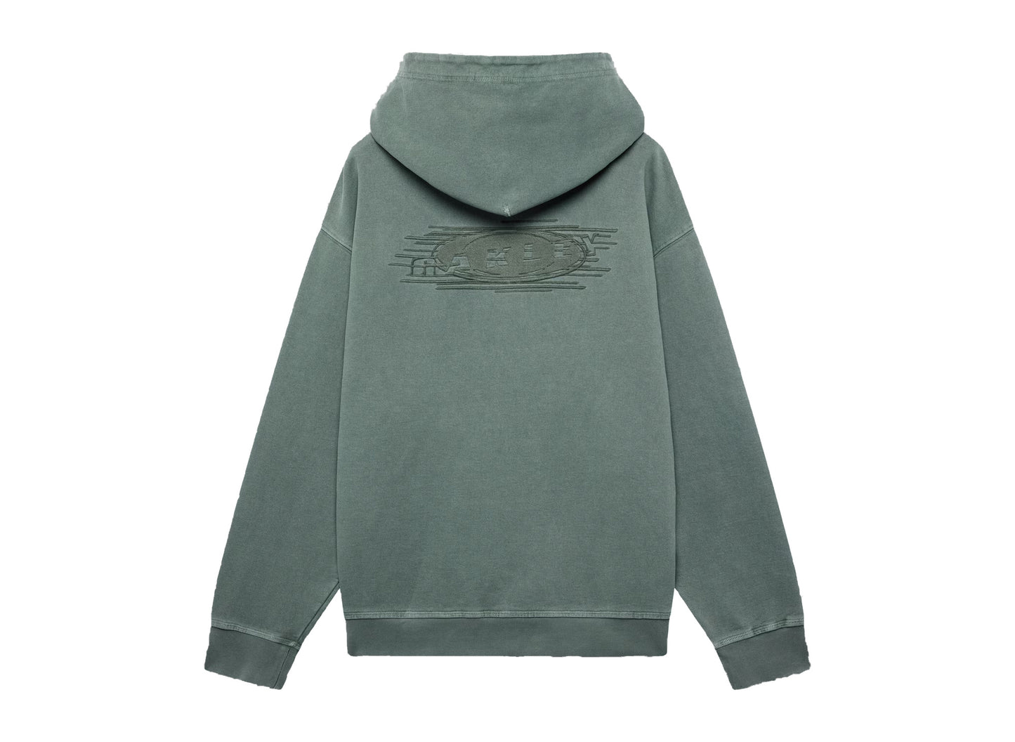 Oakley Echo Mod Embroidered Hoodie in Aviator Green, men's green hoodie, view 2