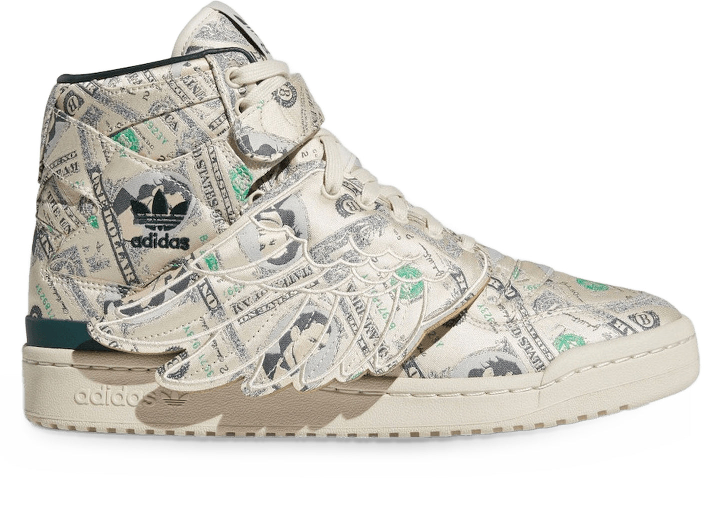 adidas Jeremy Scott Forum Wings 1.0 "Money" (NO BOX)