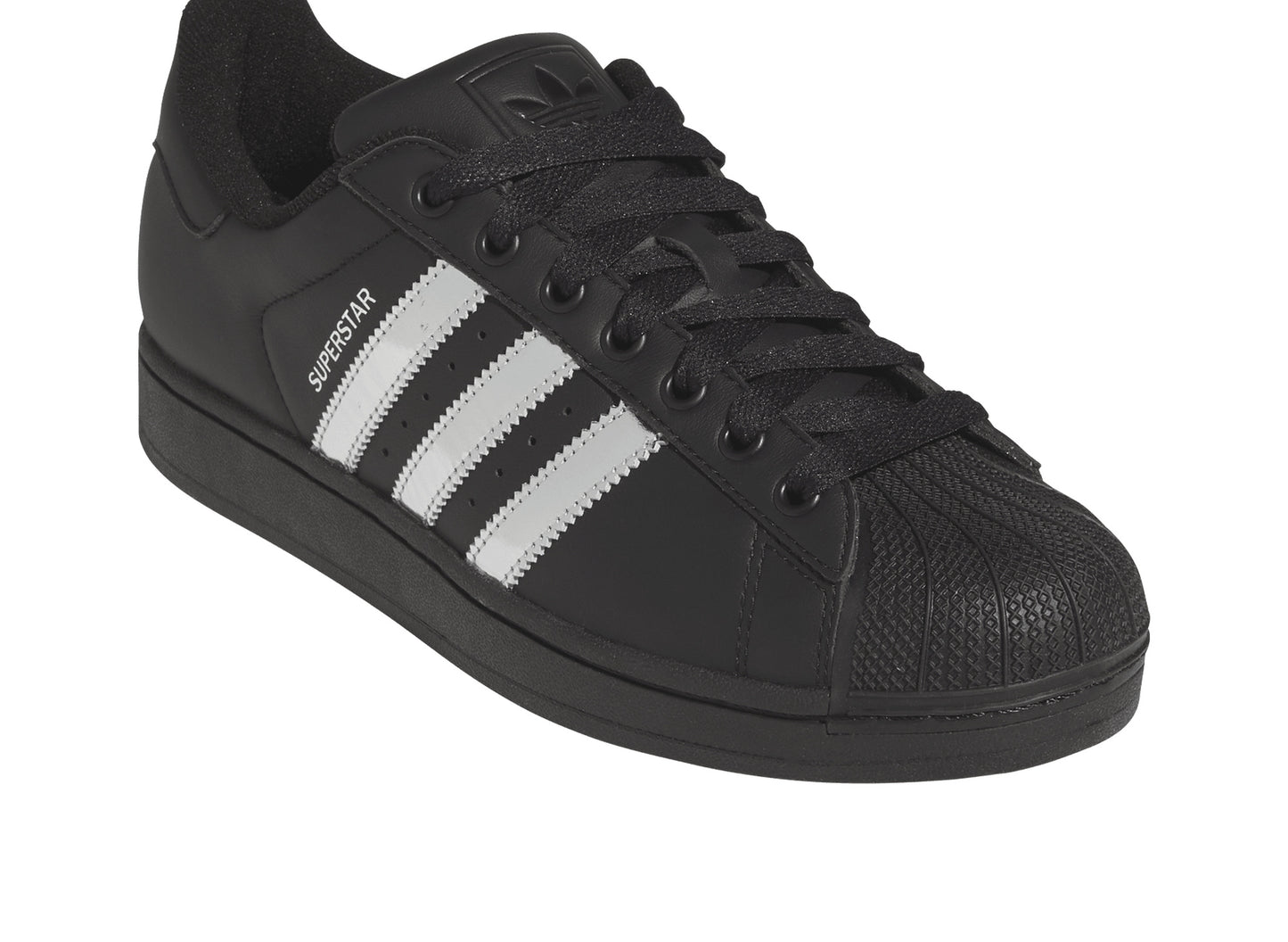Adidas Superstar II in Core Black / Silver Metallic