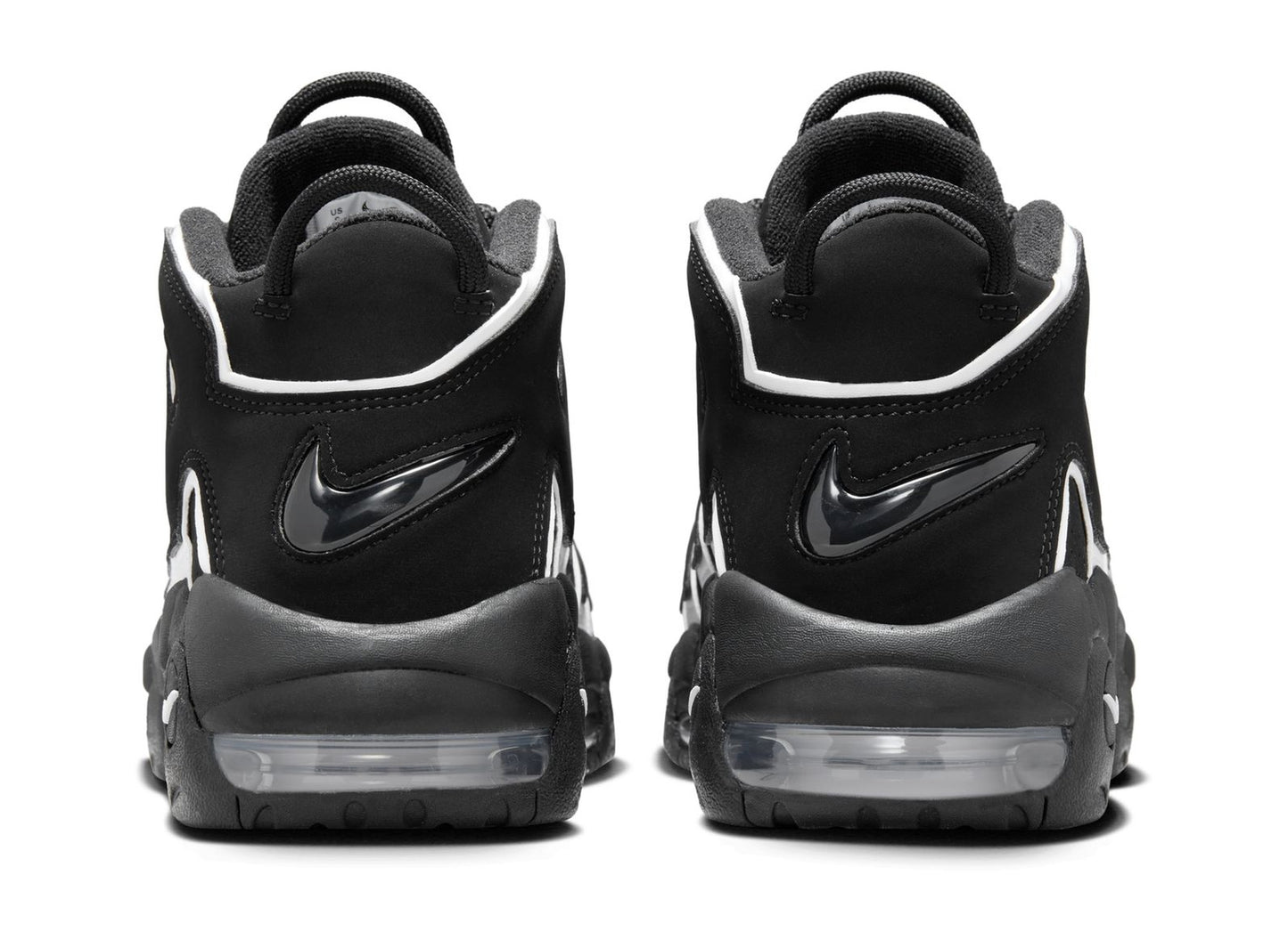 Nike Air More Uptempo '96 in Black / White