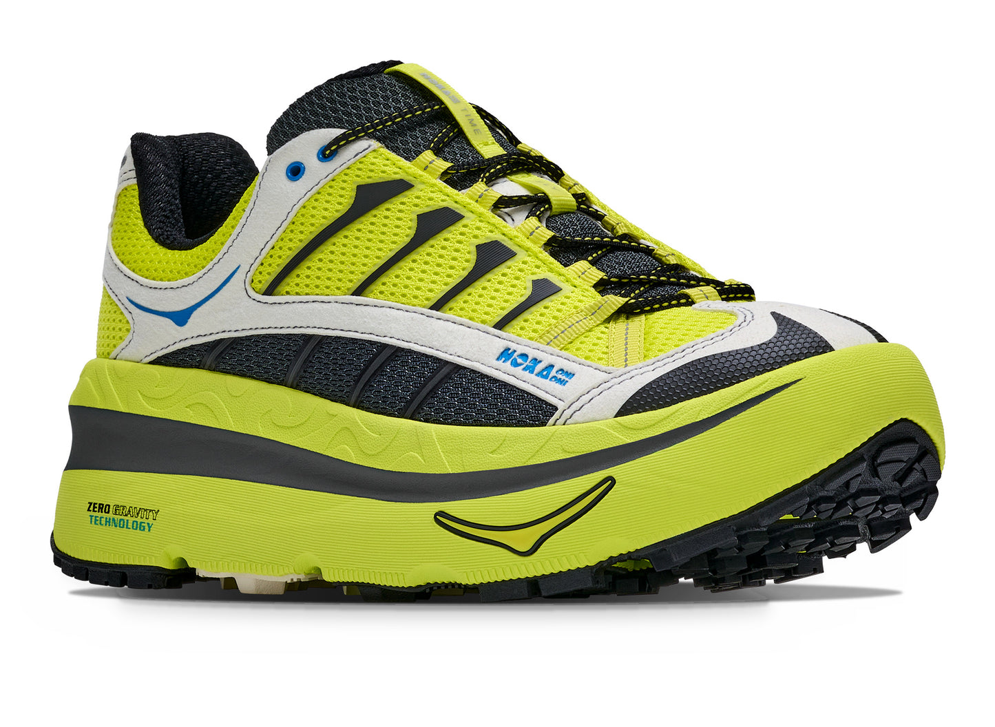 Hoka Mafate 2 OG in HOKA Citrus / Black, men's running shoe in an orange colorway, view 5