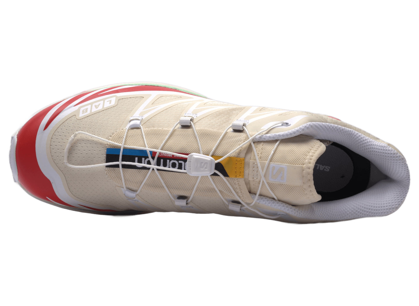 Salomon XT-6 in Shortbread / Poppy Red