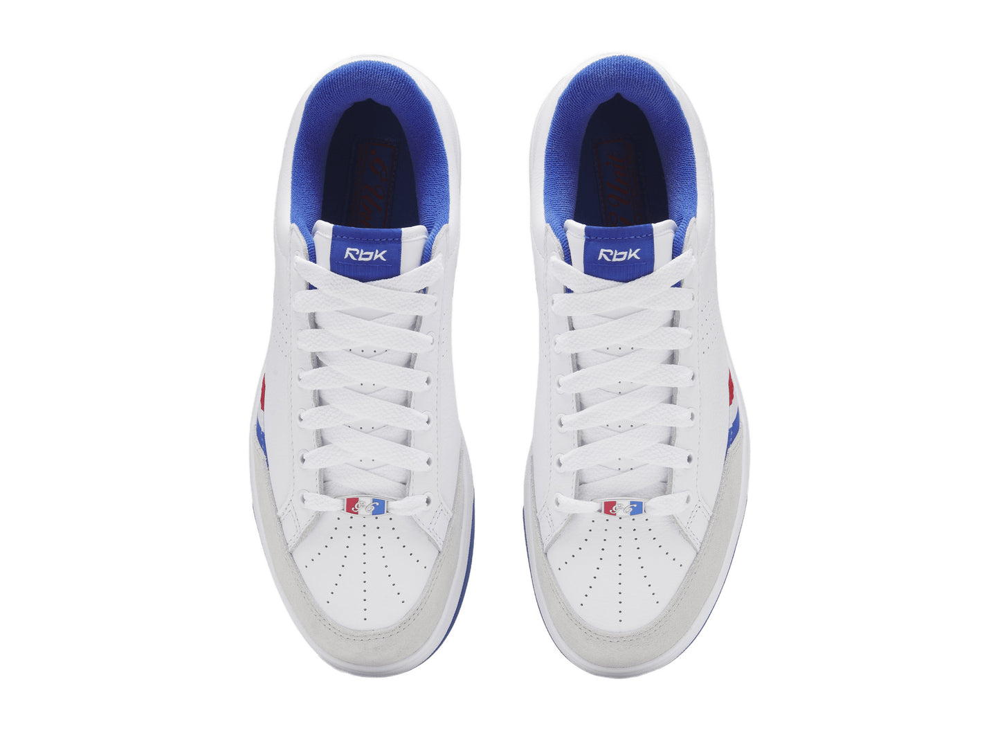 Reebok G-Unit G6 in White, Blue and Red, men's lifestyle sneaker, view 4