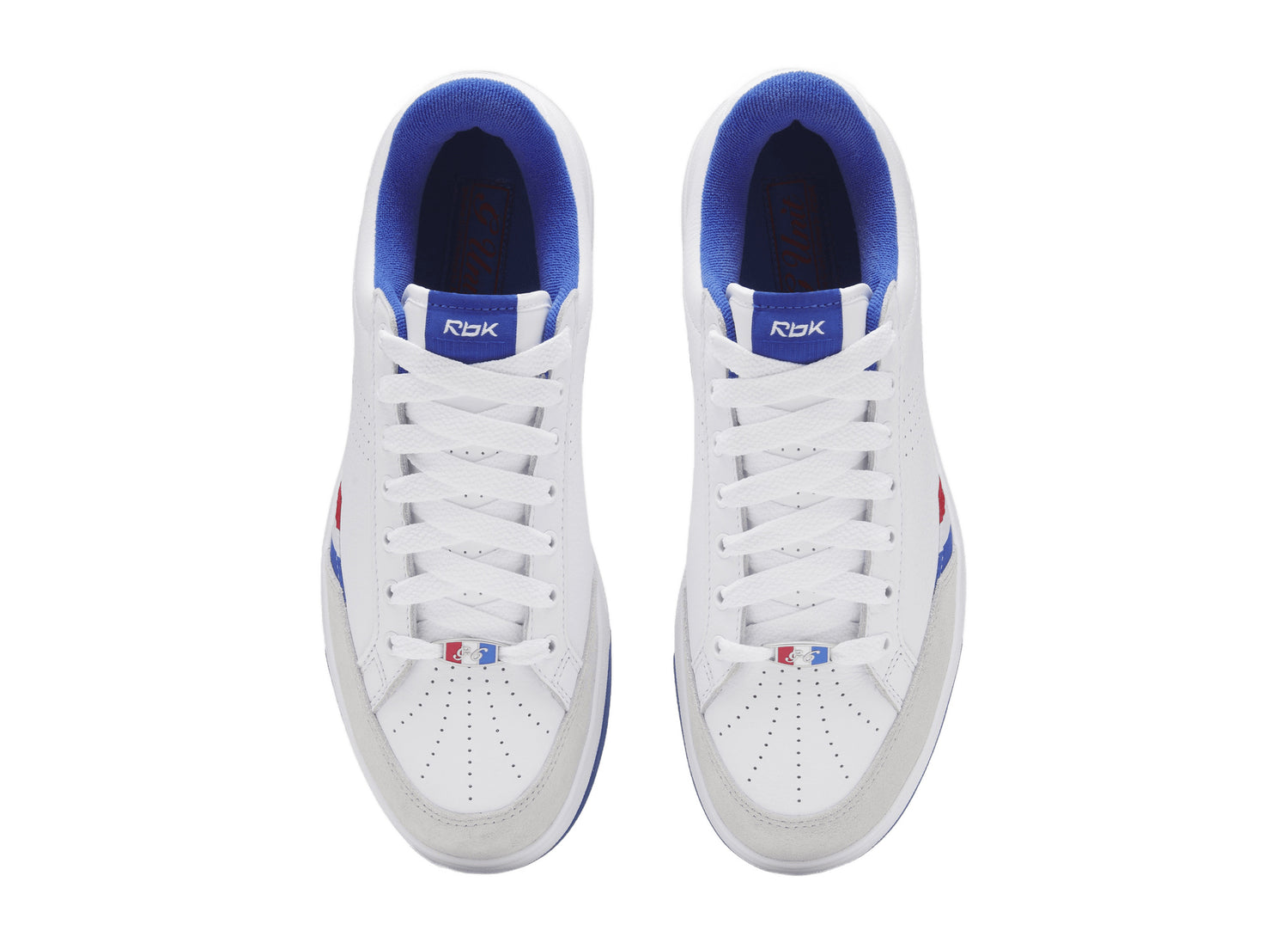 Reebok G-Unit G6 in White, Blue and Red, men's lifestyle sneaker, view 4