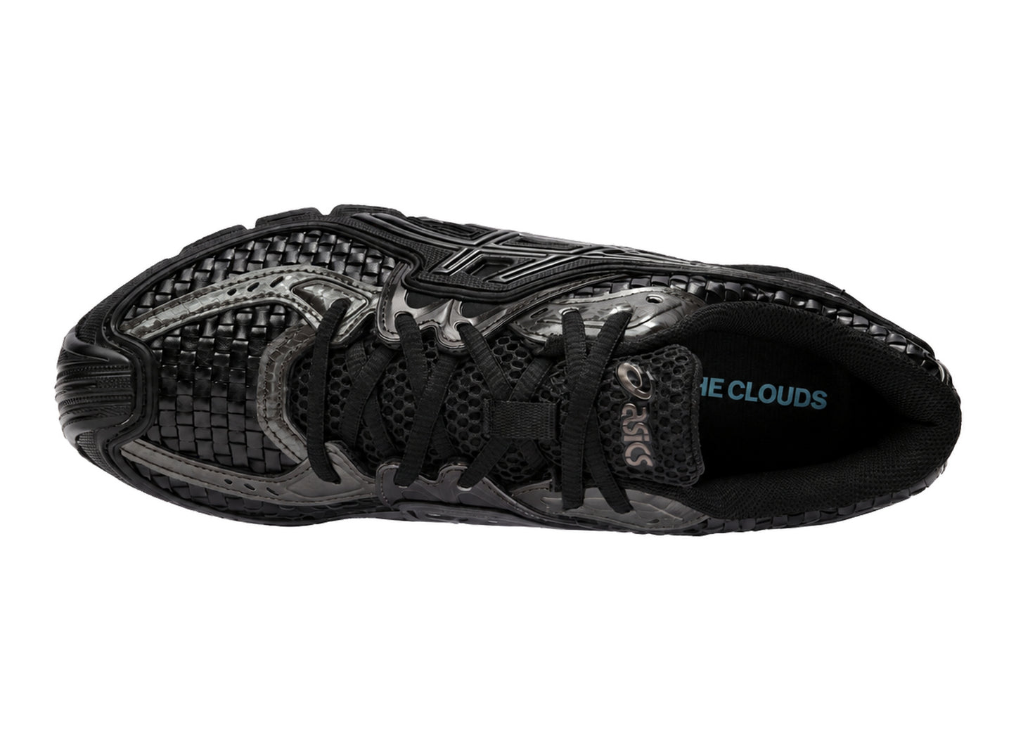 Asics GEL-SD-LYTE in Black / Gunmetal, top view