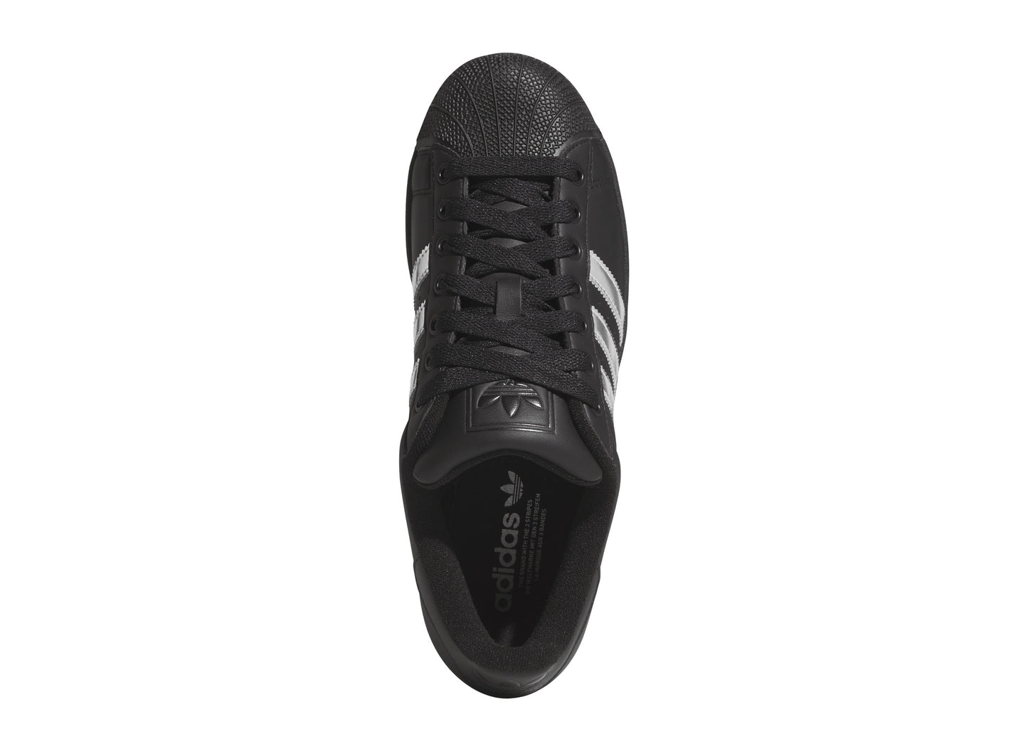 Adidas Superstar II in Core Black / Silver Metallic
