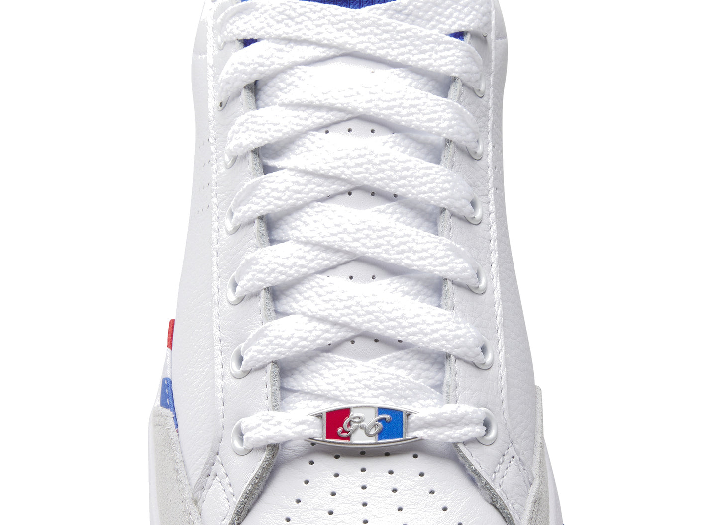 Reebok G-Unit G6 in White, Blue and Red, men's lifestyle sneaker, view 6