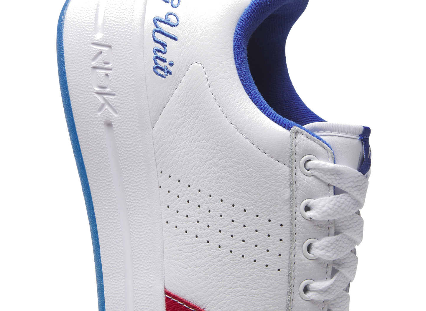 Reebok G-Unit G6 in White, Blue and Red, men's lifestyle sneaker, view 7