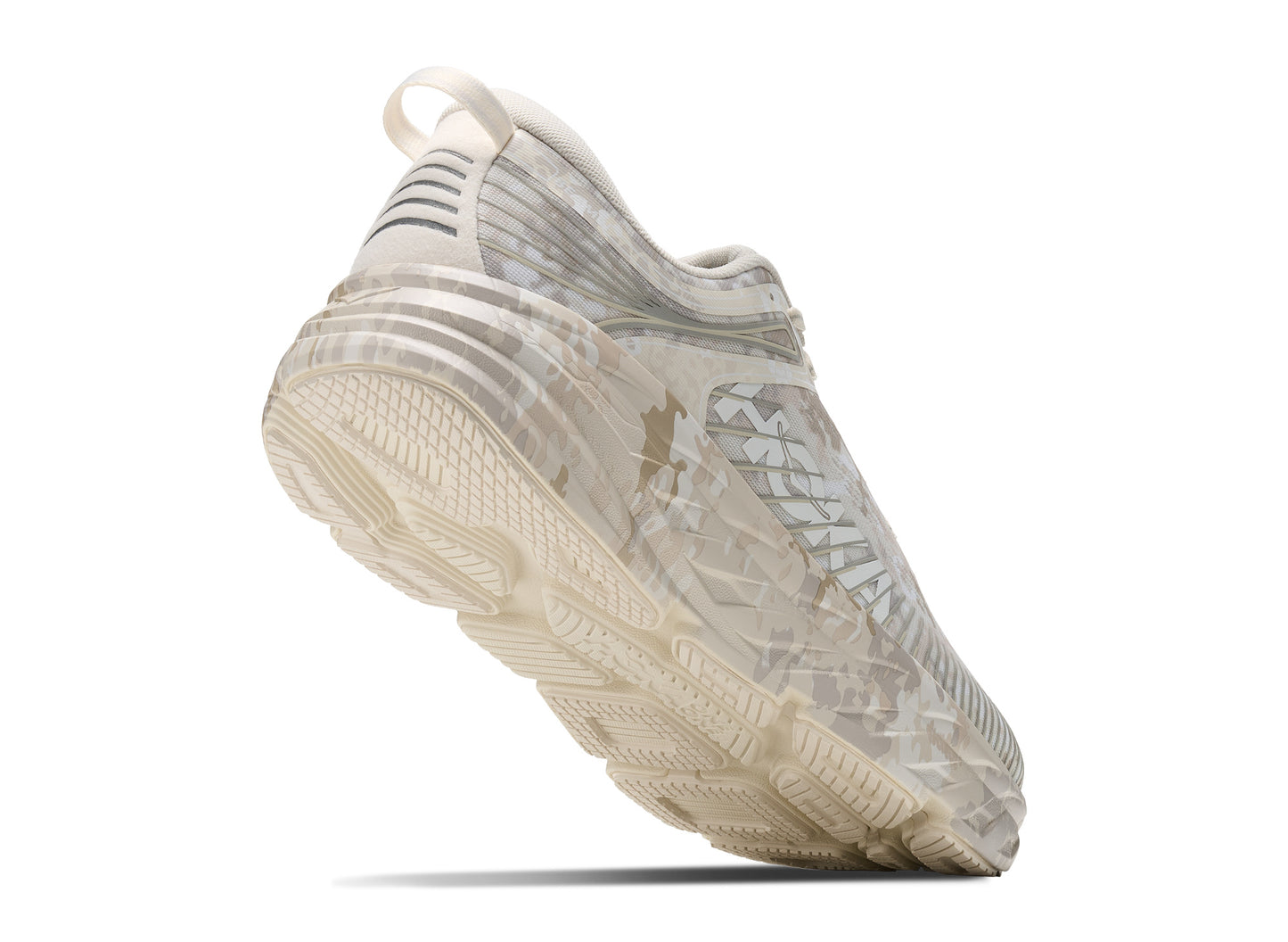 Hoka x BEAMS Bondi 7 in Turtledove / Tidal Foam