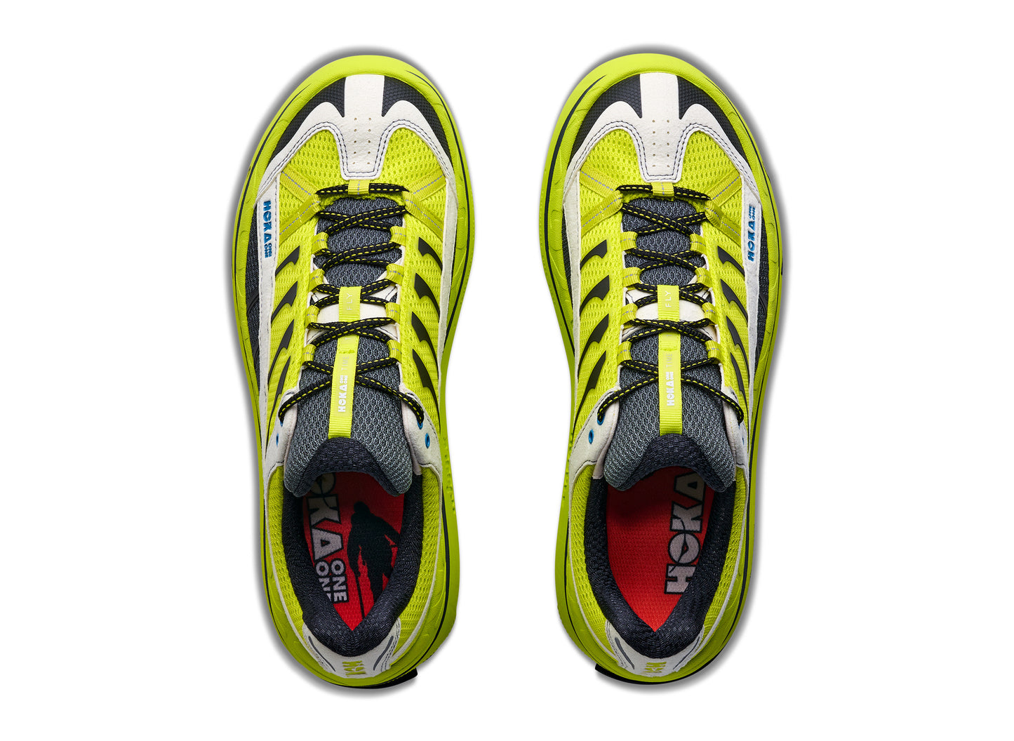 Hoka Mafate 2 OG in HOKA Citrus / Black, men's running shoe in an orange colorway, view 7